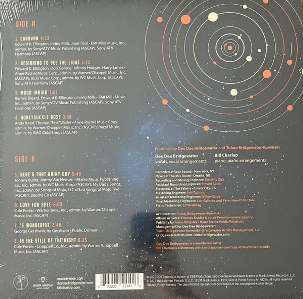 Dee Dee Bridgewater & Bill Charlap – Elemental (LP Vinyl) Vinyl Record