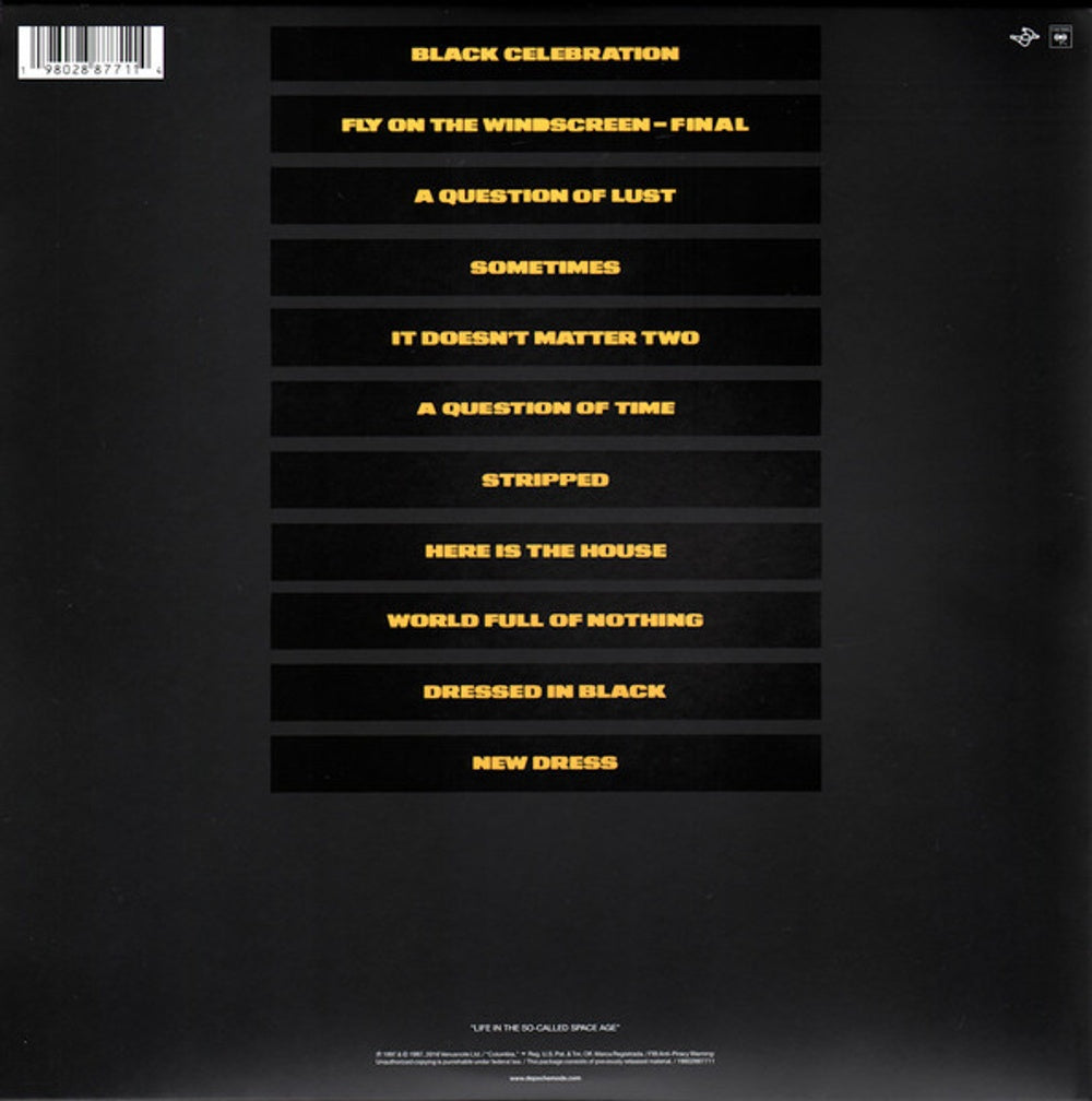 Depeche Mode – Black Celebration (LP Vinyl) Vinyl Record