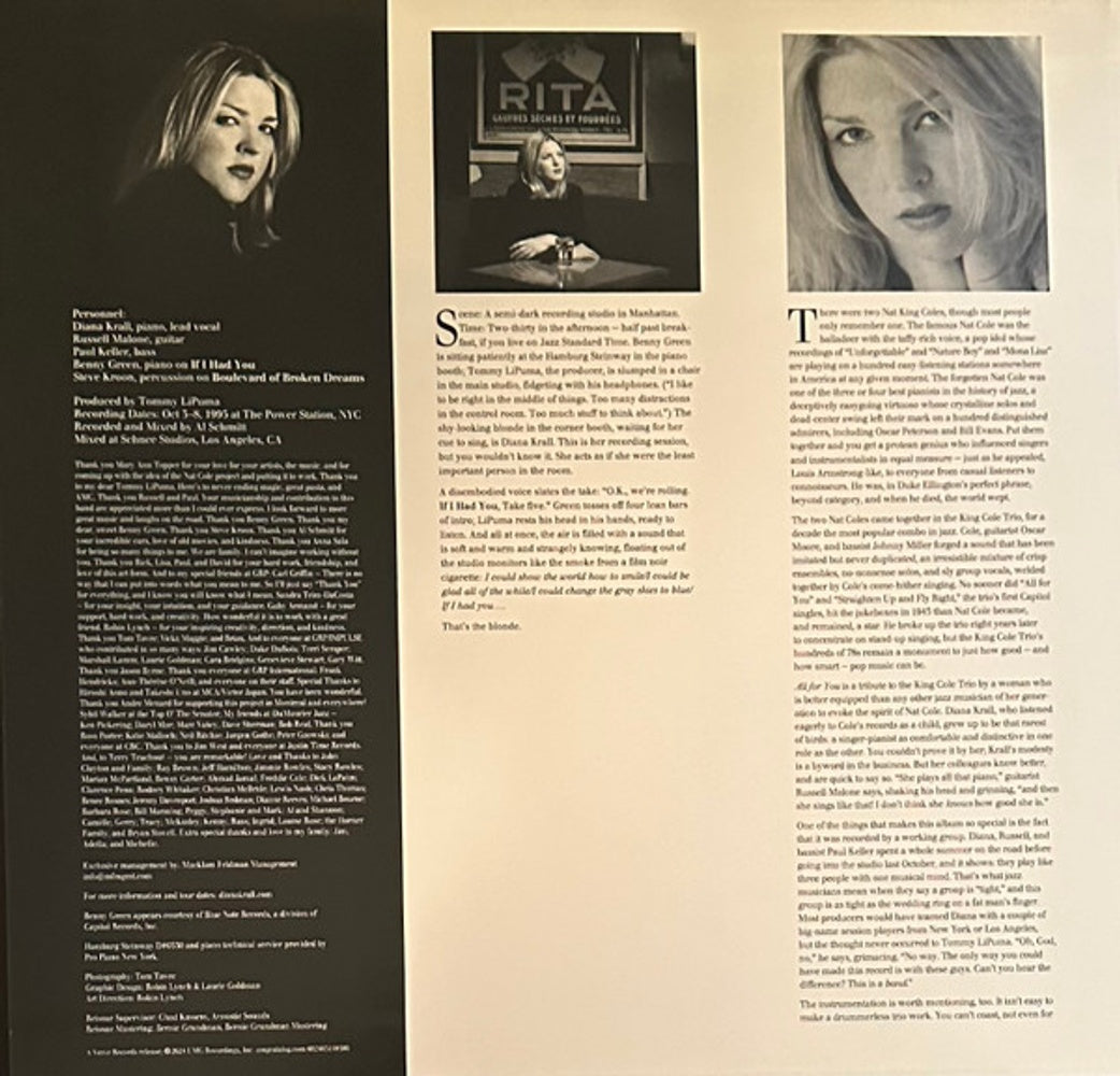 Diana Krall – All For You (2-LP Vinyl) Vinyl Record