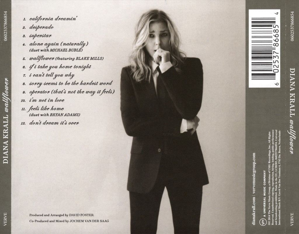 Diana Krall – Wallflower Music CD