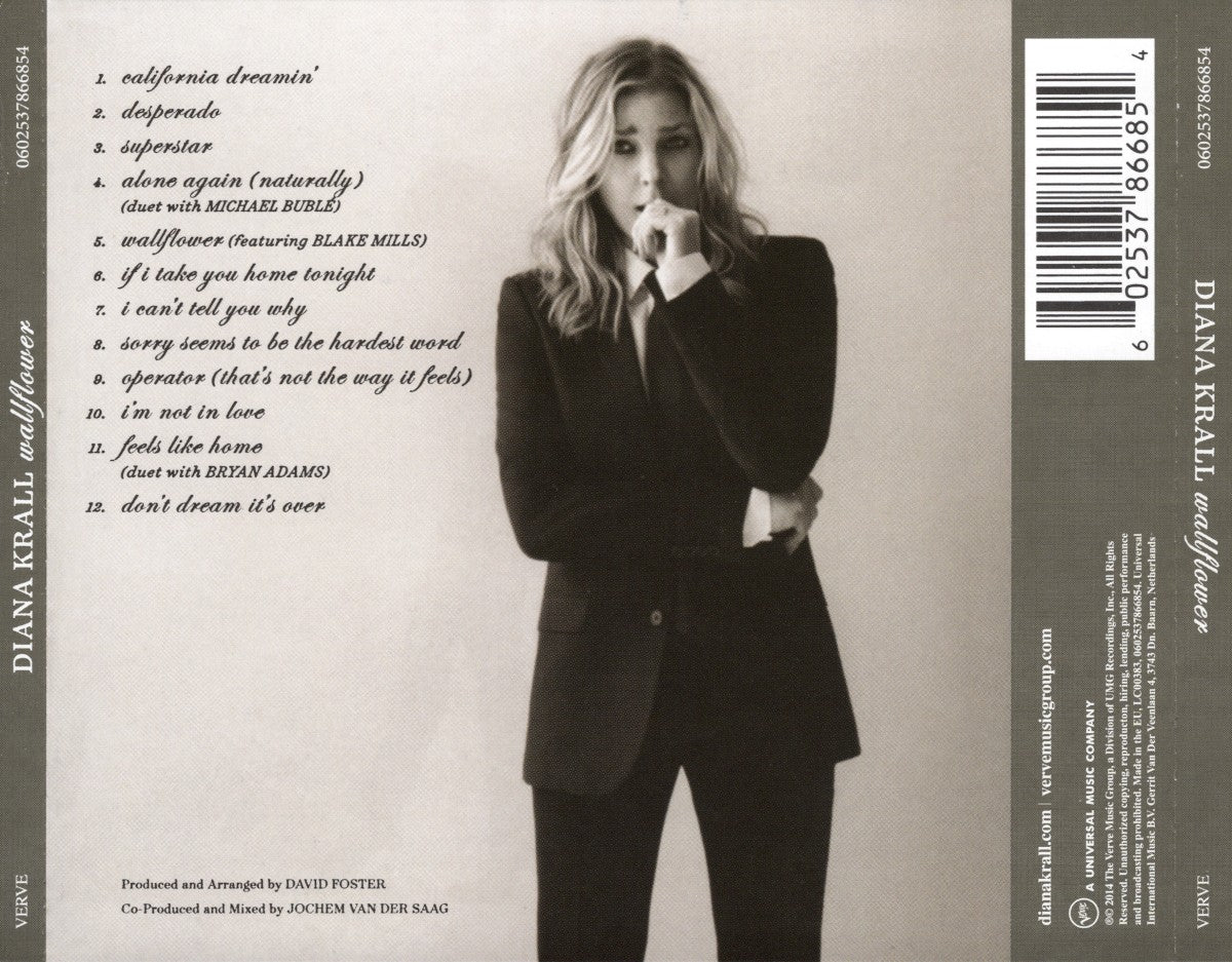 Diana Krall – Wallflower Music CD