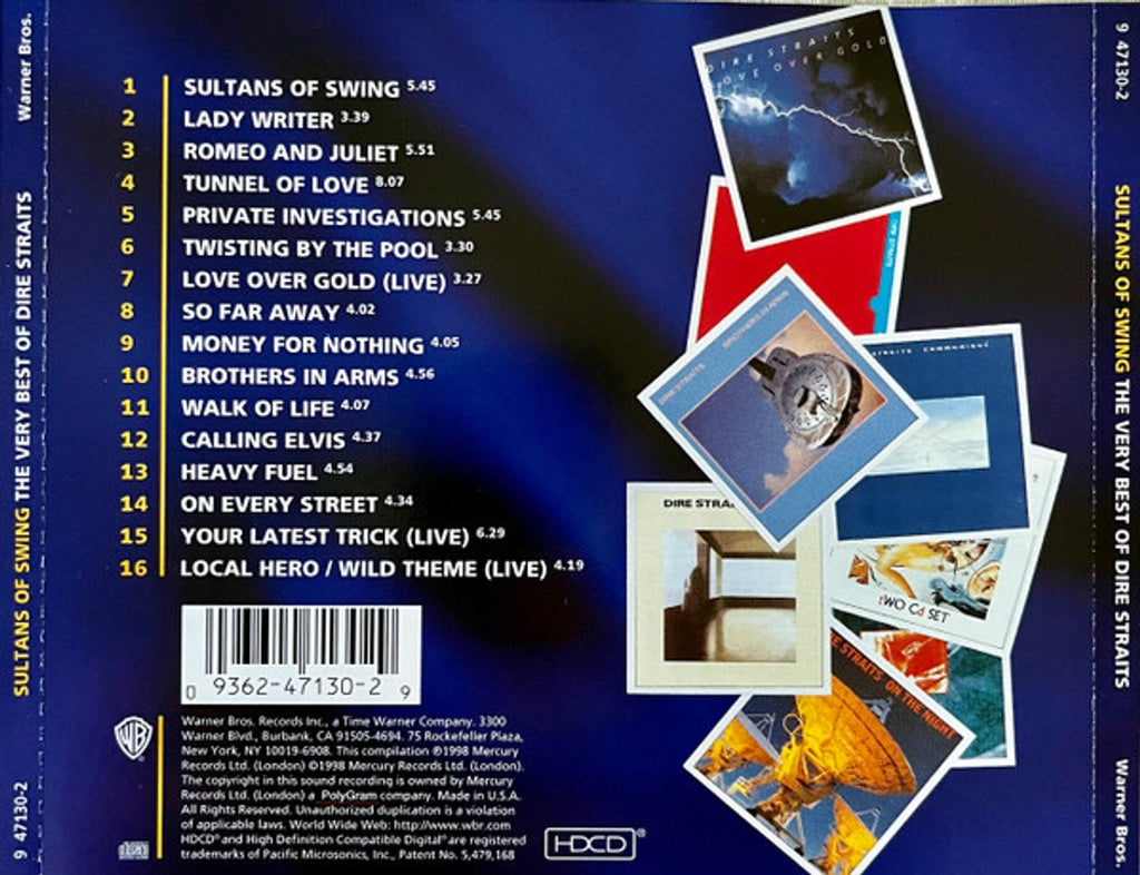 Dire Straits – Sultans of Swing - Very Best of Music CD