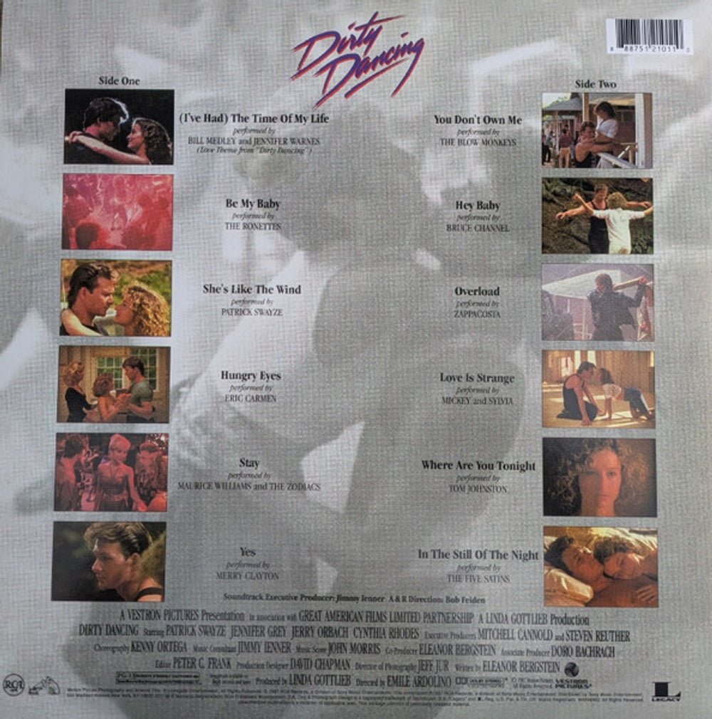 Dirty Dancing - Original Soundtrack From The Motion Picture (LP Vinyl) Vinyl Record