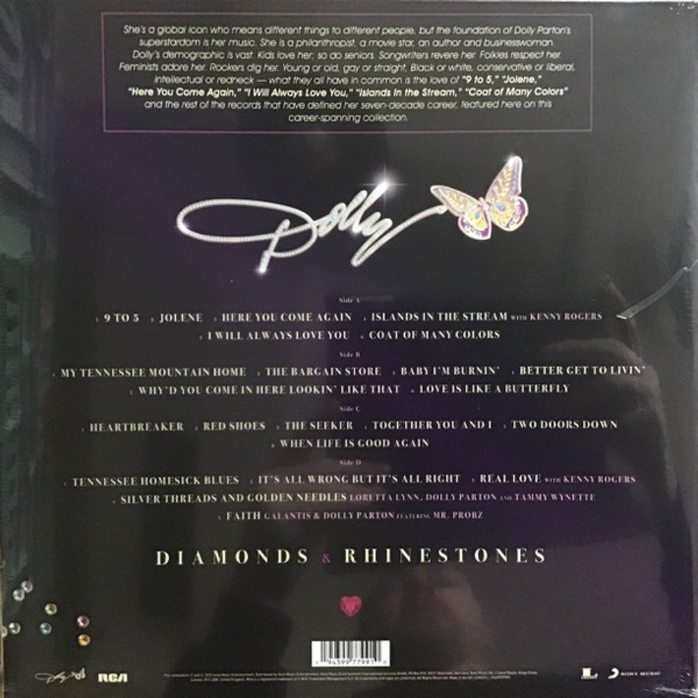 Dolly Parton – Diamonds & Rhinestones The Greatest Hits Collection (2-LP Vinyl) Vinyl Record