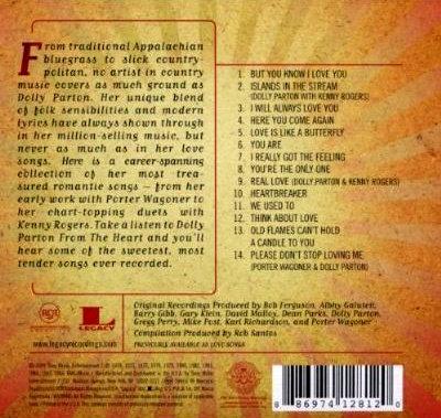 Dolly Parton – From The Heart Music CD