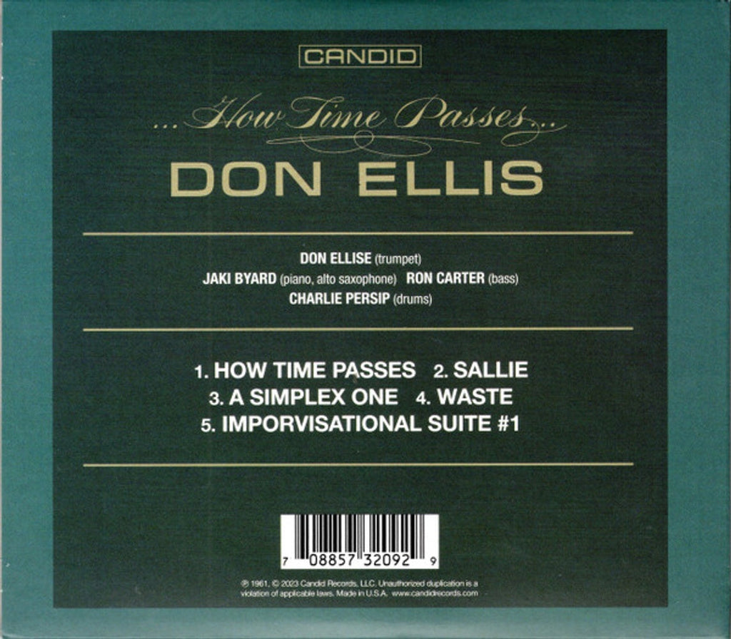 Don Ellis – How Time Passes Music CD