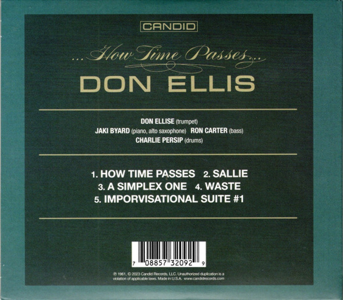 Don Ellis – How Time Passes Music CD