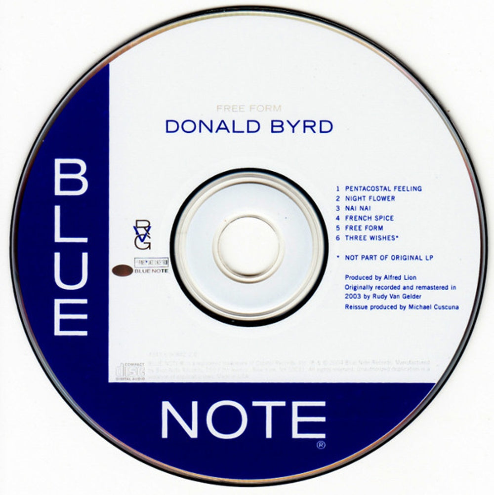 Donald Byrd – Free Form Music CD