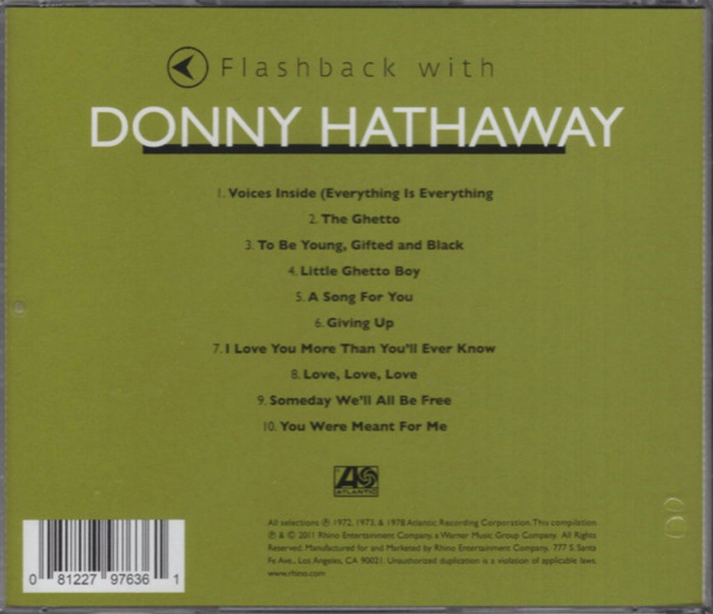 Donny Hathaway – Flashback with Donny Hathaway Music CD