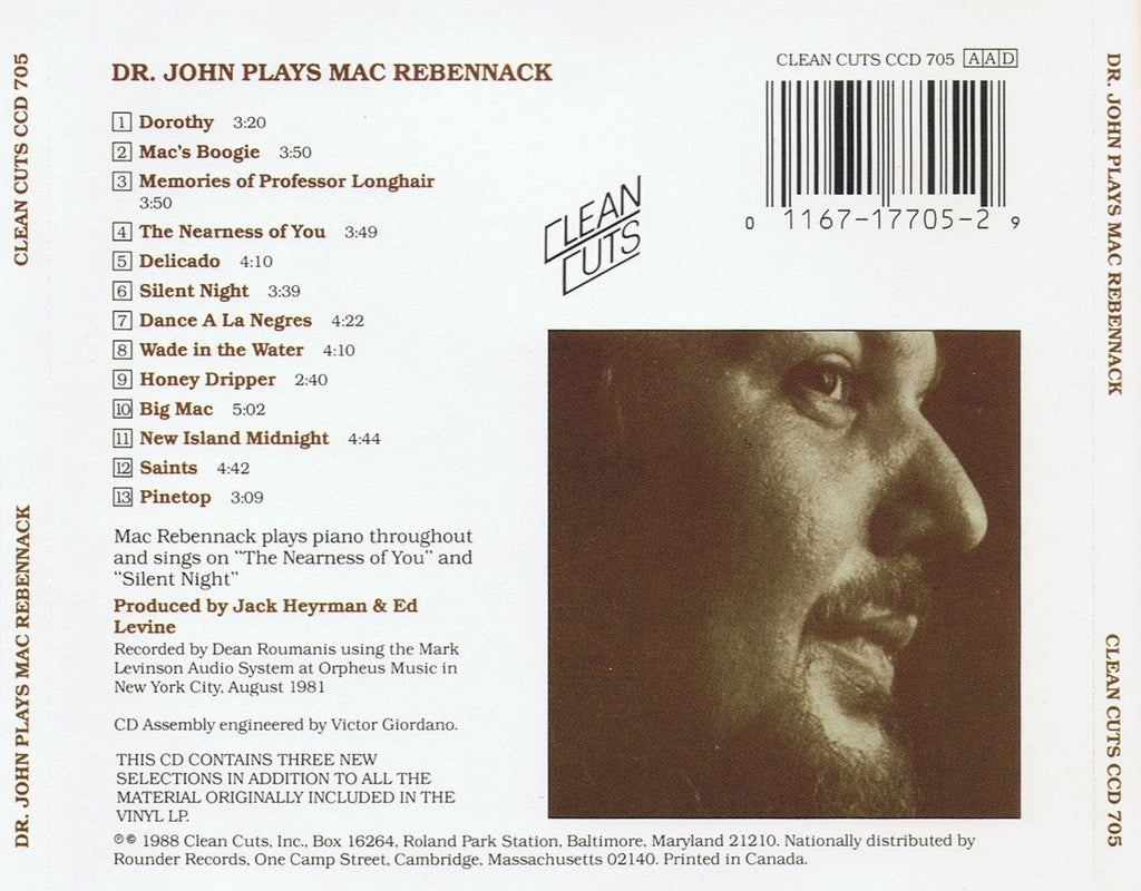 Dr. John – Dr. John Plays Mac Rebennack (2-CD) Music CD