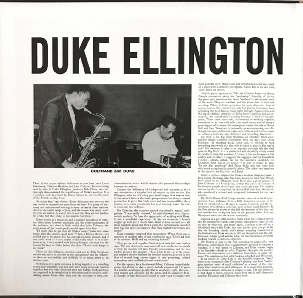 Duke Ellington & John Coltrane – Duke Ellington & John Coltrane (LP Vinyl) Vinyl Record