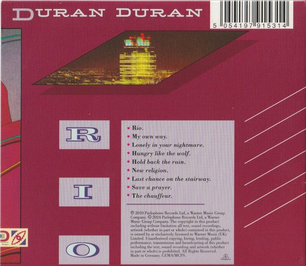 Duran Duran – Rio Music CD