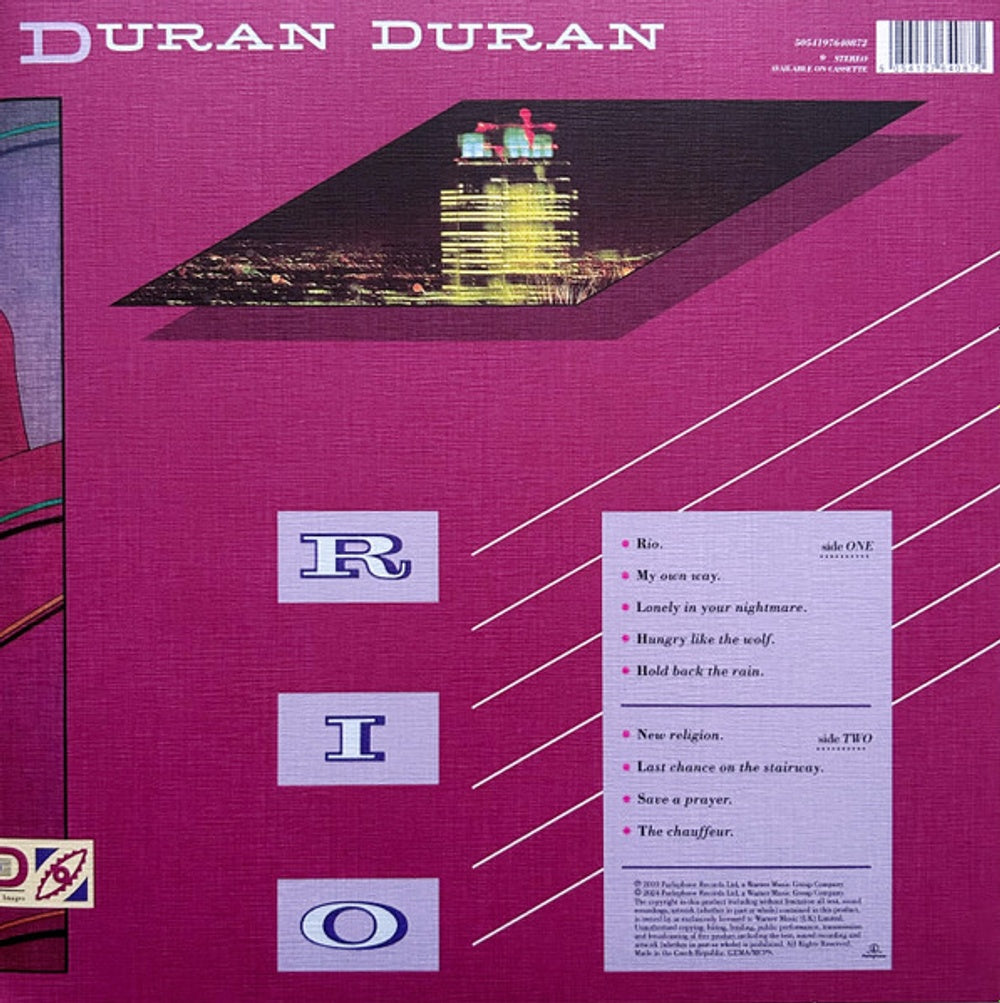 Duran Duran – Rio (LP Vinyl) Vinyl Record
