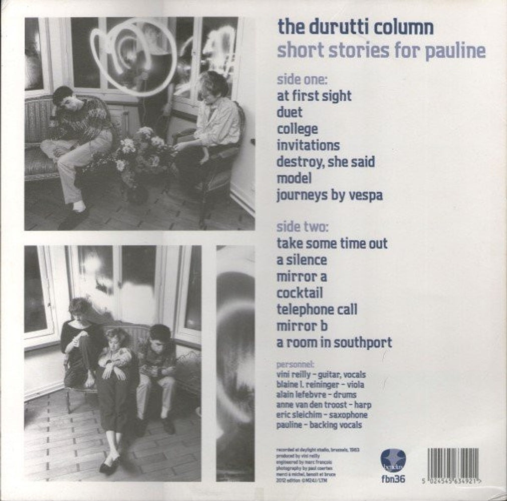 Durutti Column – Short Stories for Pauline (LP Vinyl) Vinyl Record