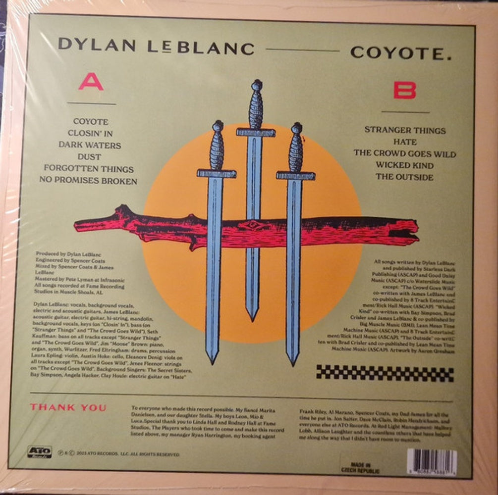 Dylan LeBlanc – Coyote Music CD