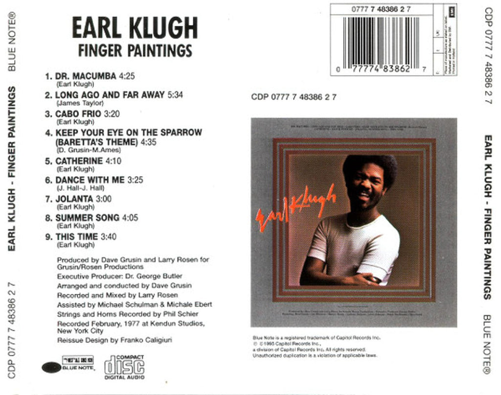 Earl Klugh – Finger Paintings Music CD