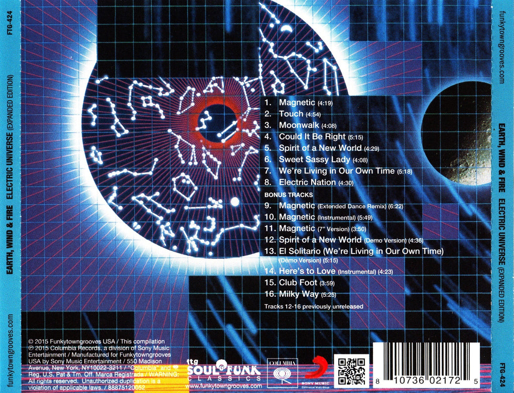 Earth, Wind & Fire – Electric Universe Music CD