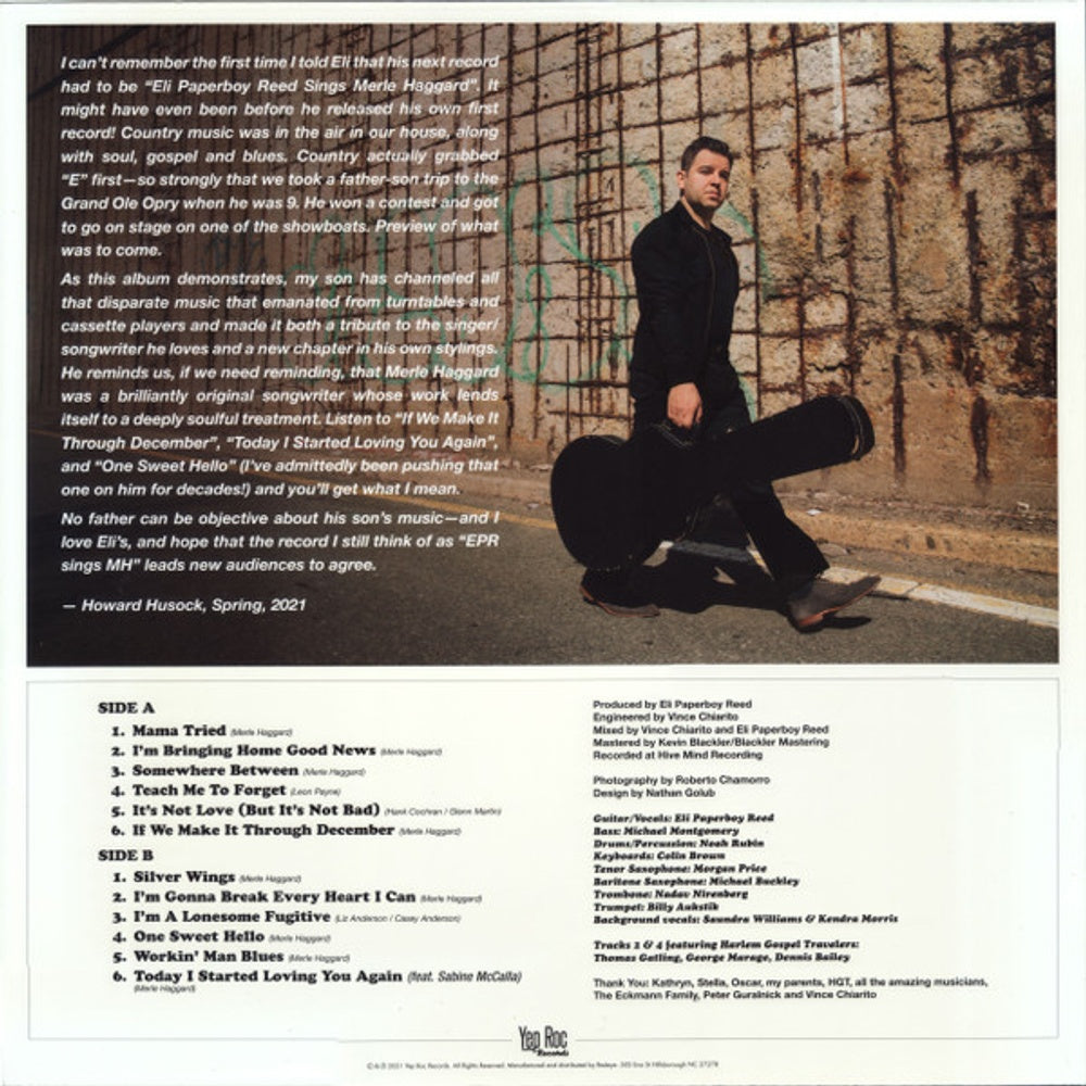 Eli "Paperboy" Reed – Down Every Road (LP Vinyl) Vinyl Record