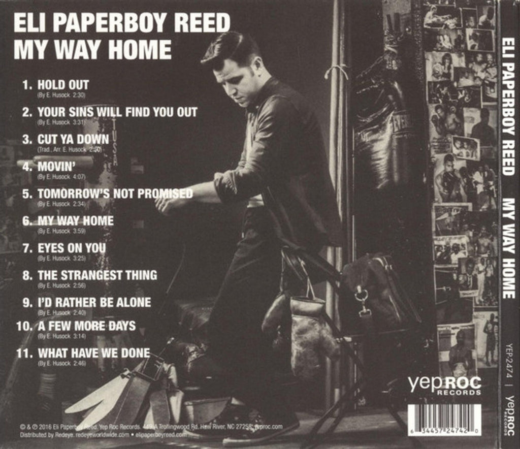 Eli "Paperboy" Reed – My Way Home Music CD