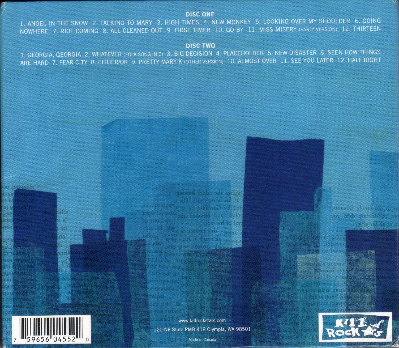 Elliott Smith – New Moon (2-CD) Music CD