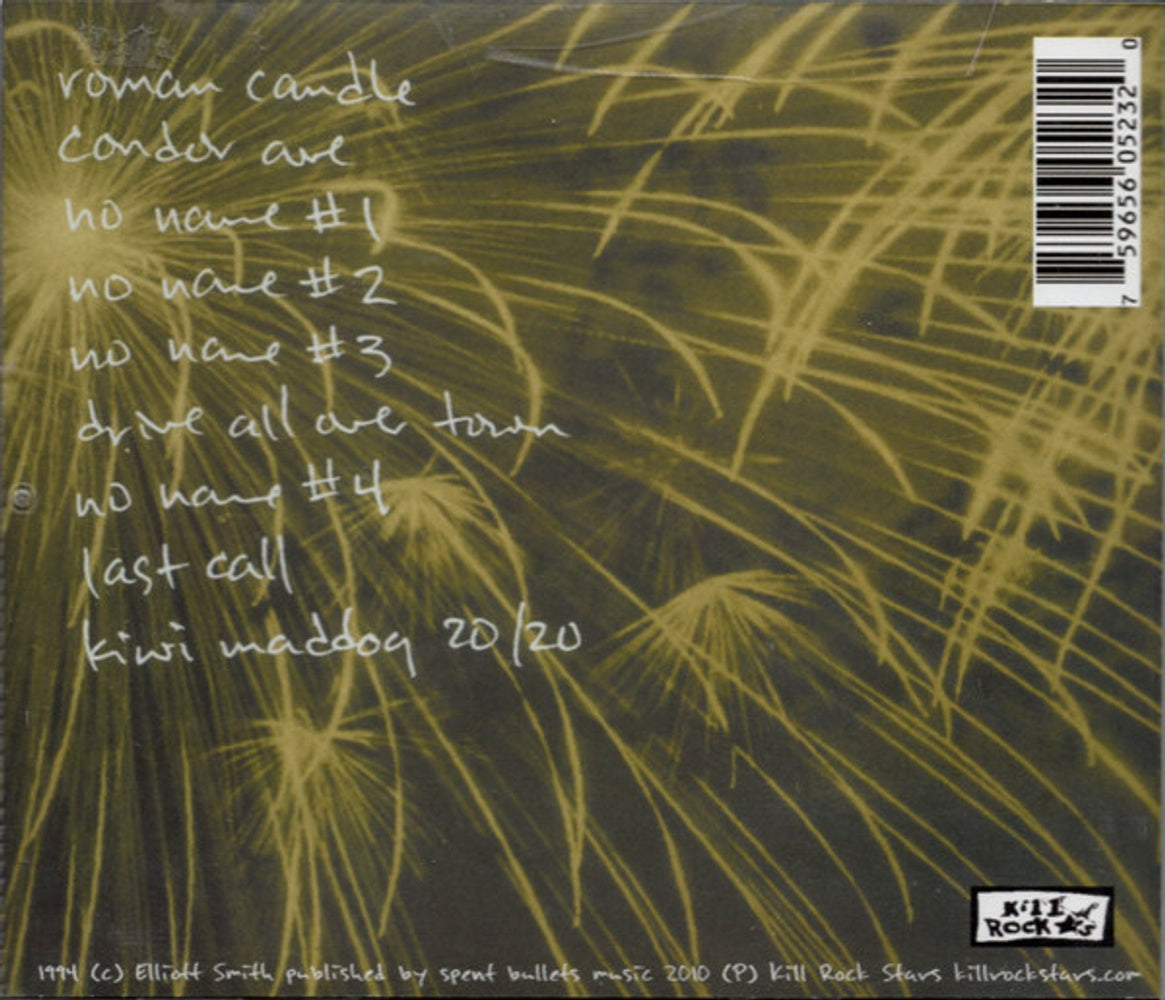 Elliott Smith – Roman Candle Music CD