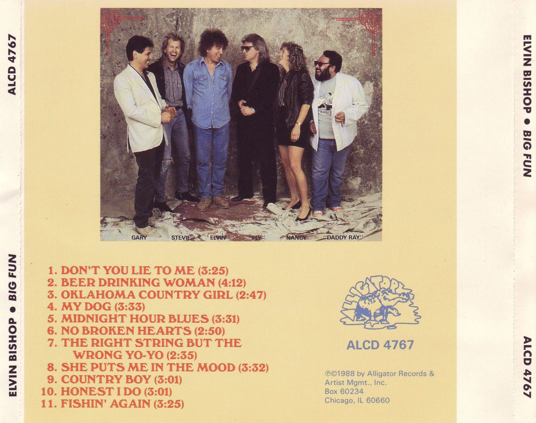 Elvin Bishop – Big Fun Music CD