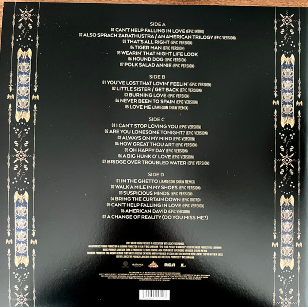 Elvis Presley – Epic: Elvis Presley In Concert - O.S.T. (2-LP Vinyl) Vinyl Record
