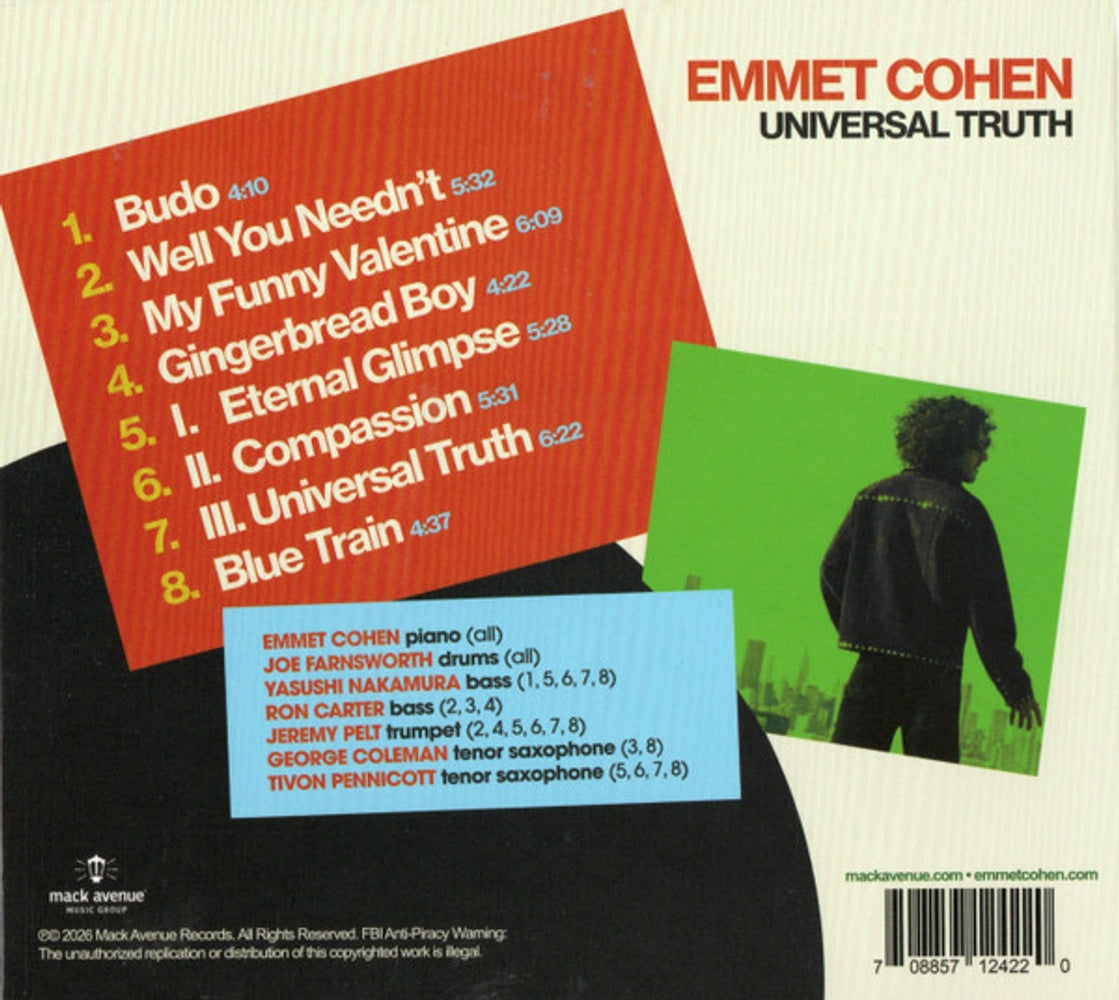 Emmet Cohen – Universal Truth Music CD
