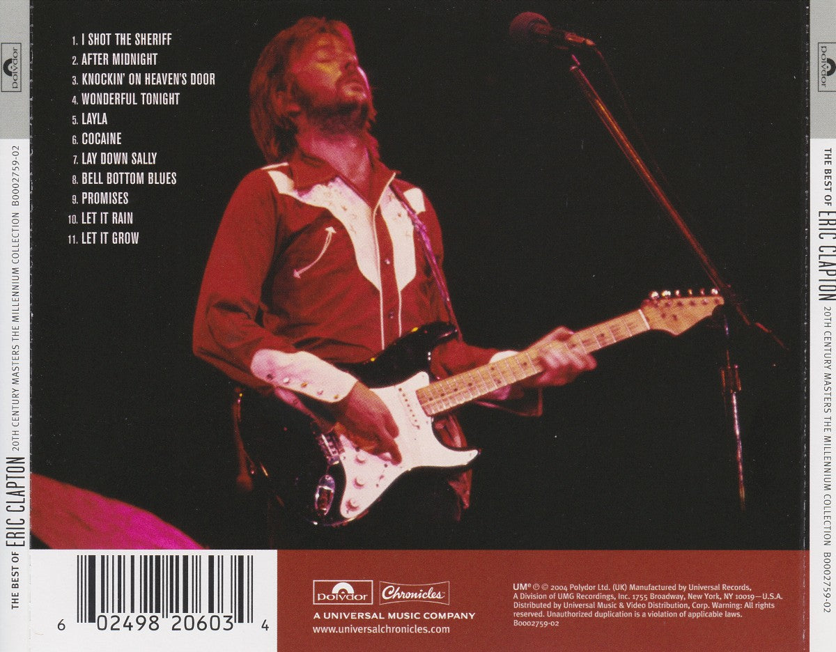 Eric Clapton – 20th Century Masters: Millennium Collection Music CD