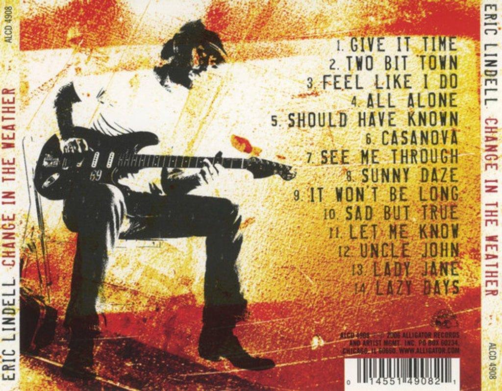 Eric Lindell – Change in the Weather Music CD