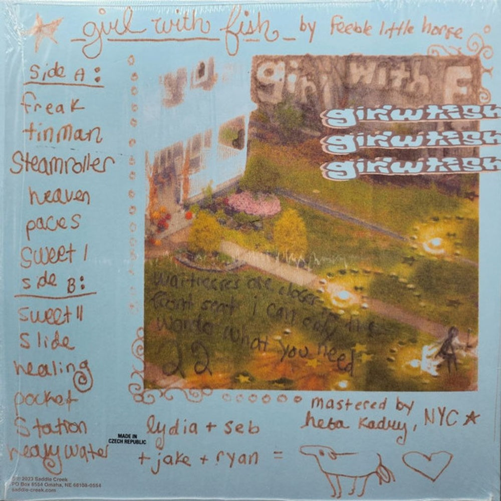 feeble little horse – Girl With Fish (Opaque Pink LP Vinyl) Vinyl Record
