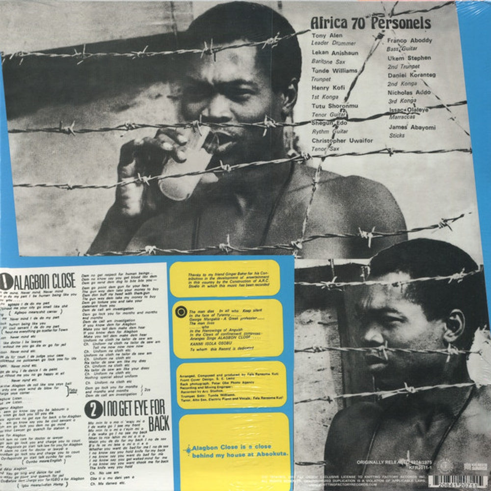 Fela Kuti – Alagbon Close (LP Vinyl) Vinyl Record
