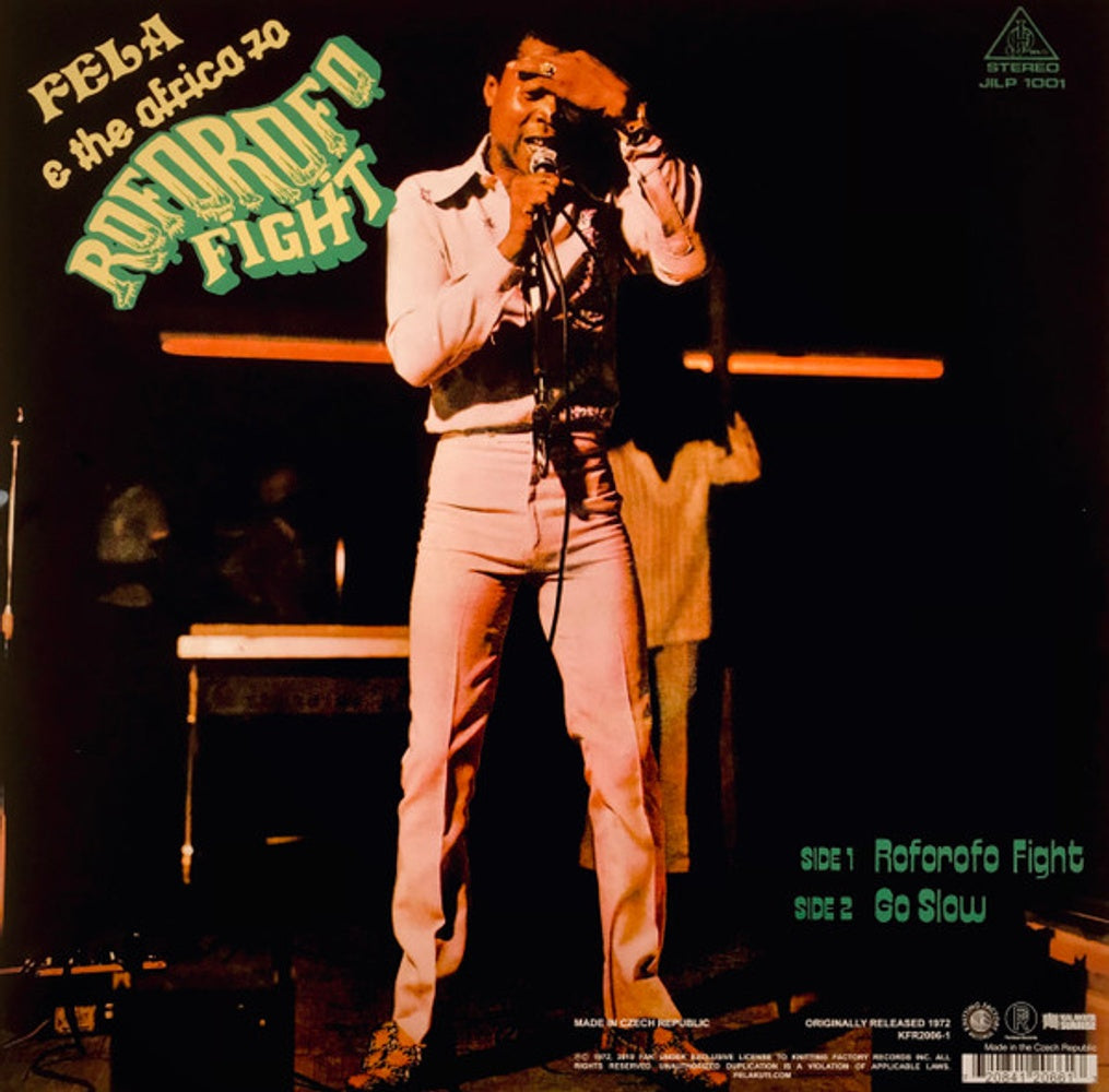 Fela Kuti – Roforofo Fight (LP Vinyl) Vinyl Record