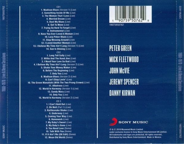 Fleetwood Mac – Before The Beginning: Live 1968-1970 (3-CD) Music CD