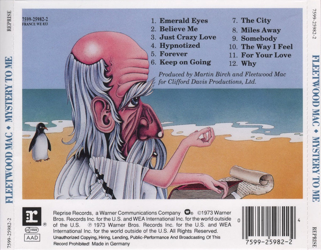 Fleetwood Mac – Mystery to Me Music CD