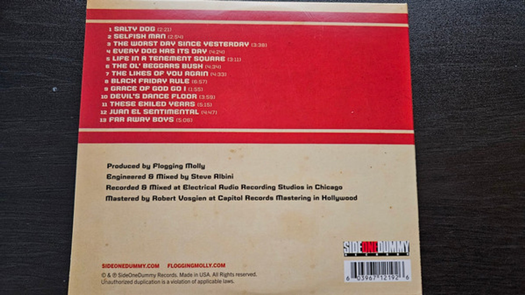 Flogging Molly – Swagger Music CD