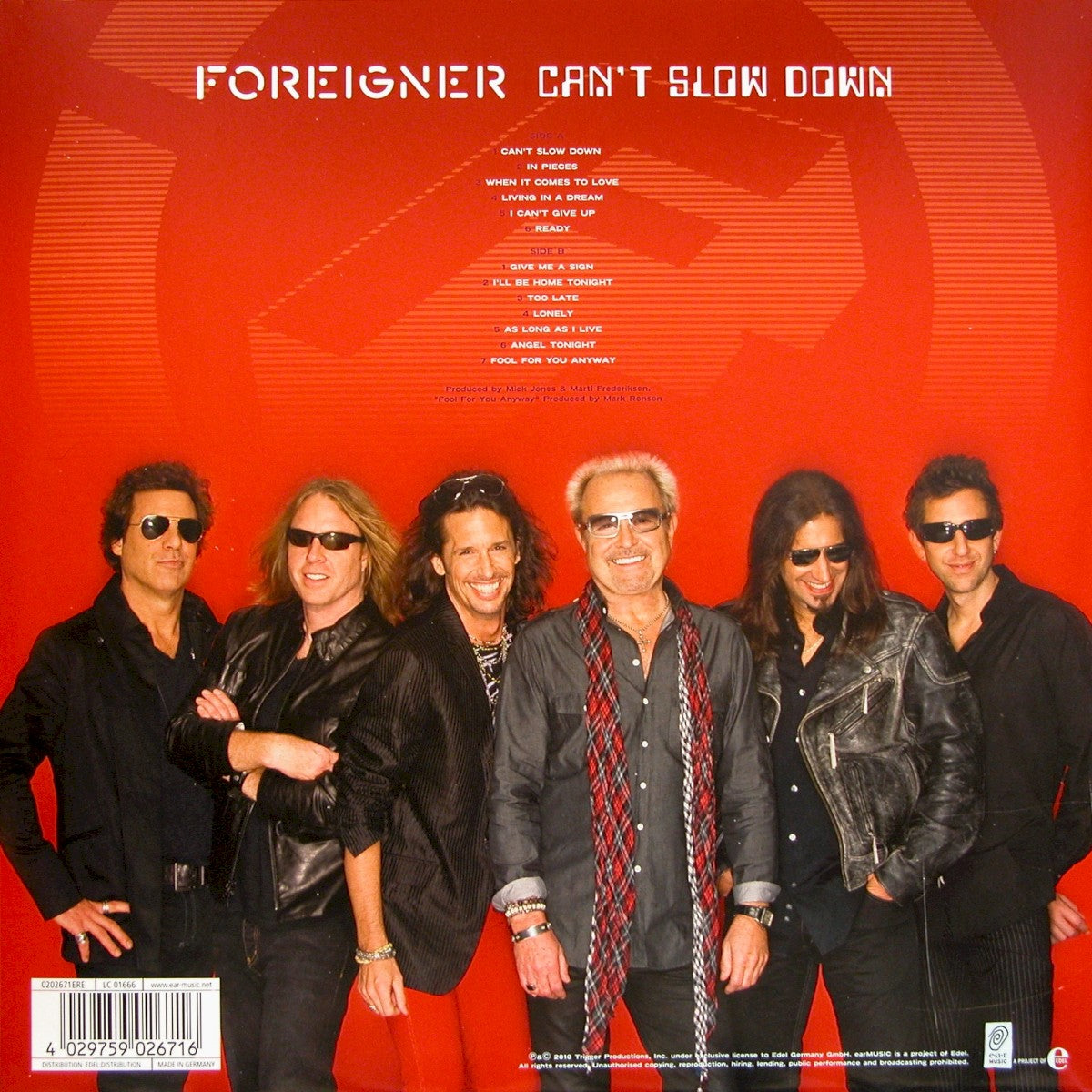 Foreigner – Can't Slow Down Music CD