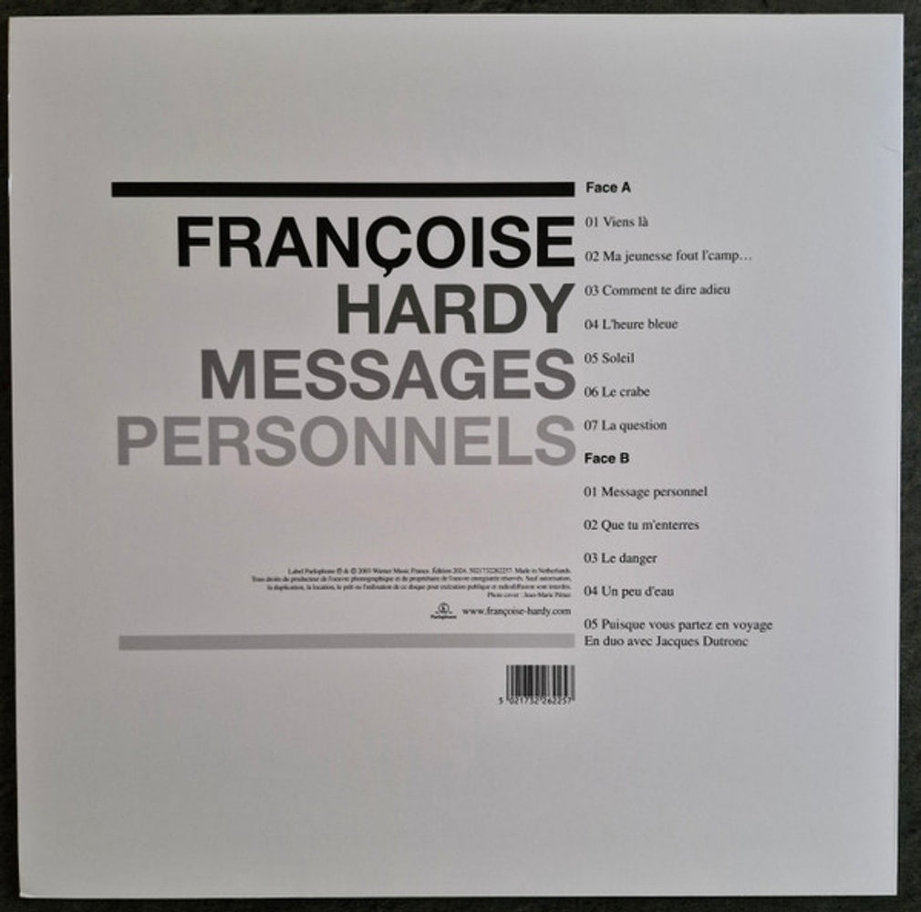 Francoise Hardy – Messages Personnels (LP Vinyl) Vinyl Record
