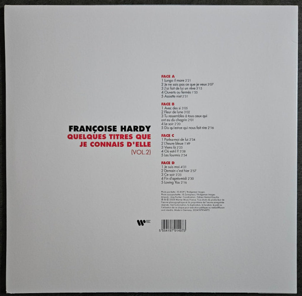 Francoise Hardy – Quelques Titres Que Je Connais (2-LP Vinyl) Vinyl Record