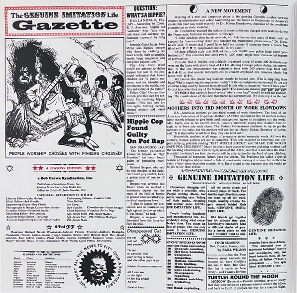 Frankie Valli  & The Four Seasons – Genuine Imitation Life Gazette (Ofgv) [Record Store Day] (LP Vinyl) Vinyl Record