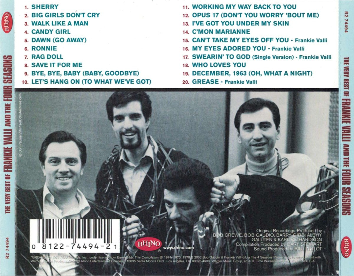 Frankie Valli and The Four Seasons – The Very Best Of Music CD