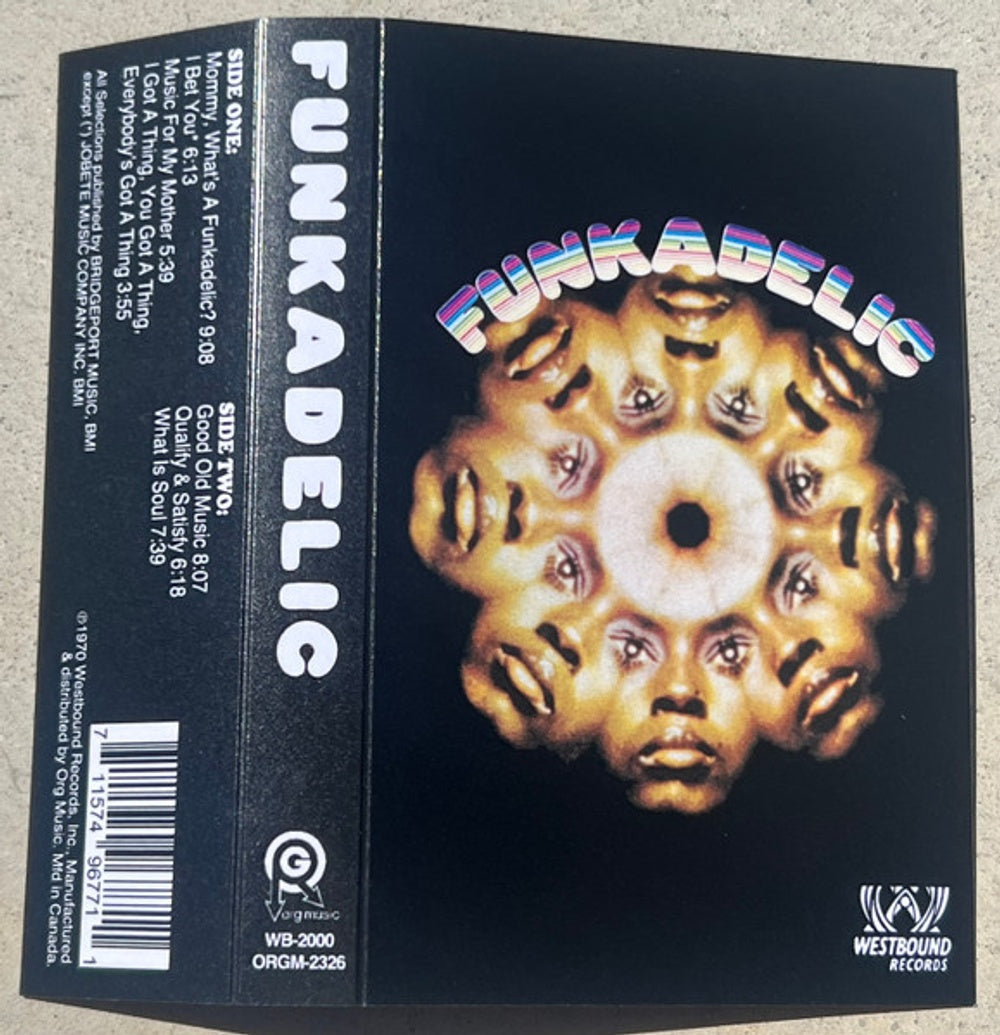 Funkadelic – Funkadelic Music Cassette Tape