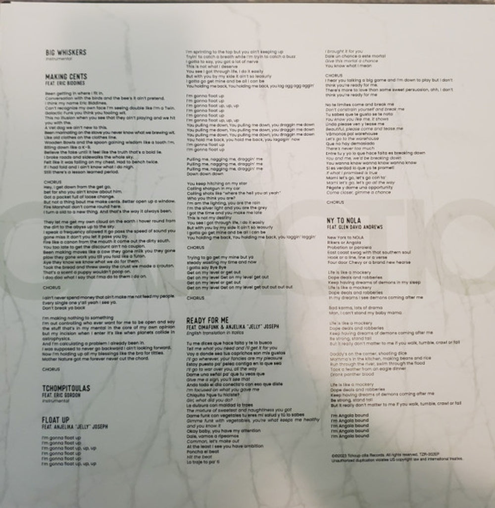 Galactic – Tchompitoulas (LP Vinyl) Vinyl Record