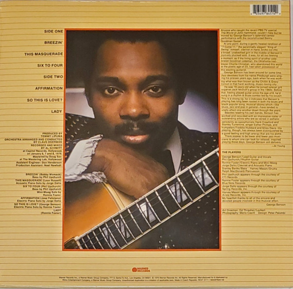 George Benson – Breezin' (LP Vinyl) Vinyl Record