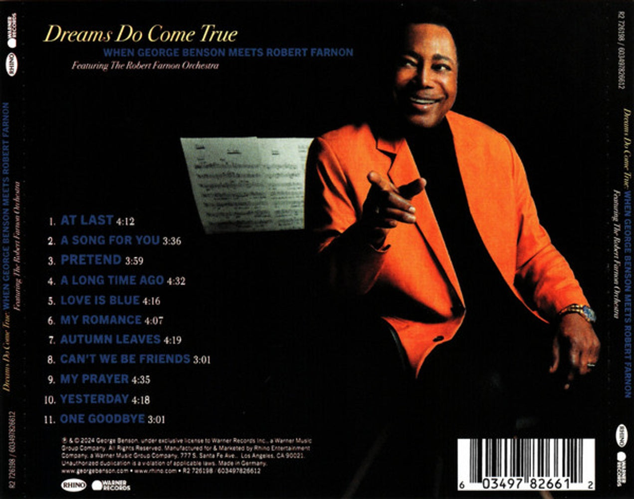 George Benson – Dreams Do Come True: George Benson Meets Robert Farnon Music CD