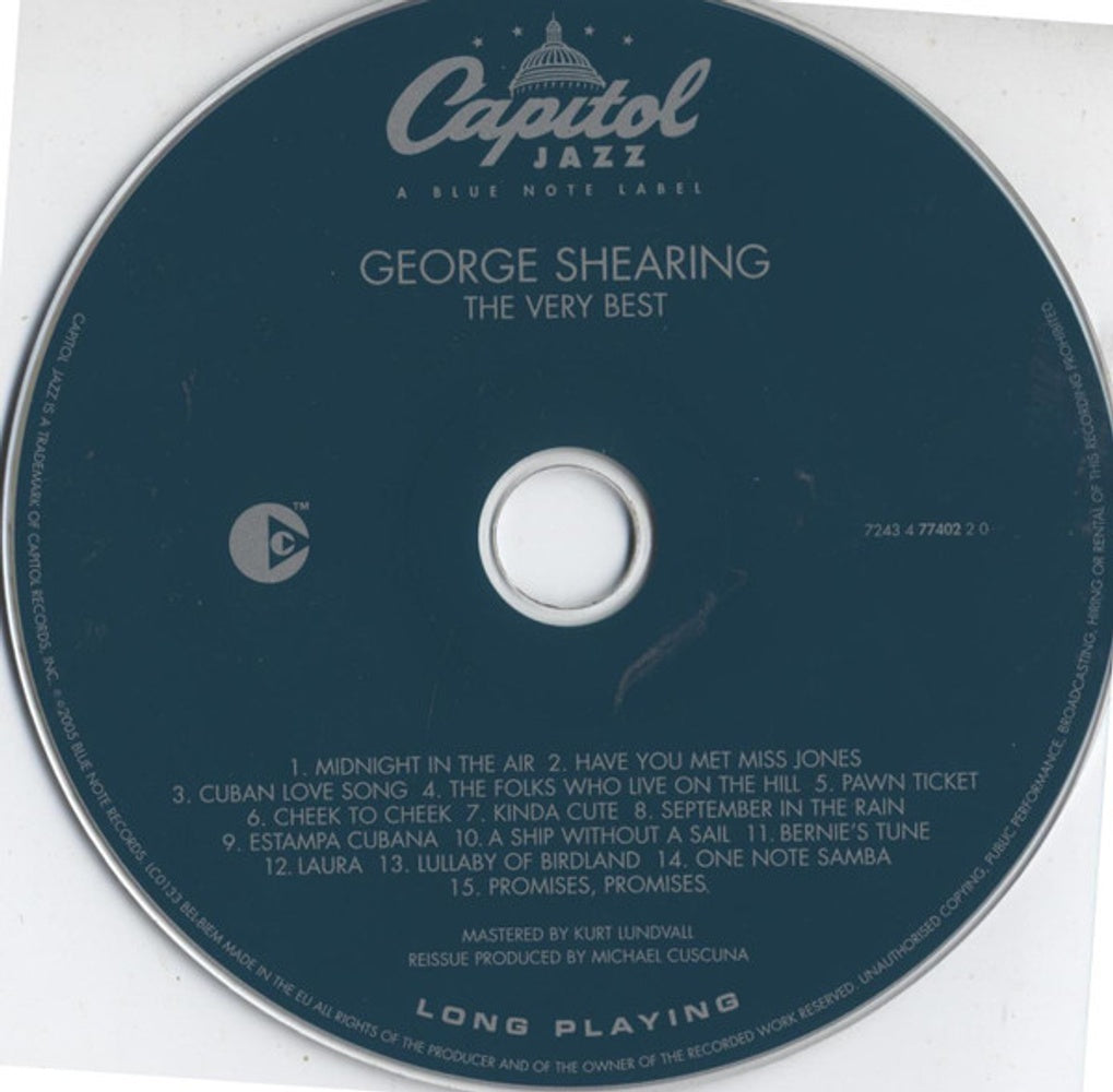 George Shearing – The Very Best Music CD