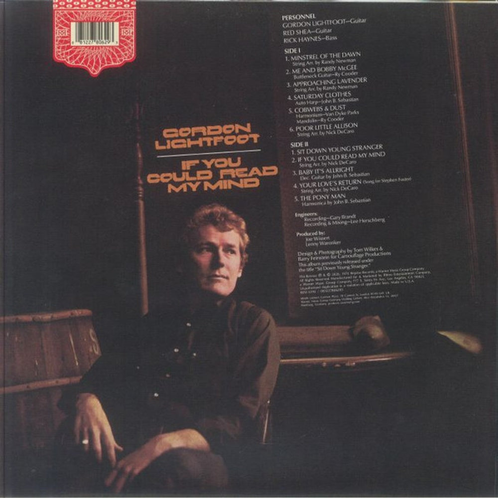 Gordon Lightfoot – If You Could Read My Mind (LP Vinyl) Vinyl Record