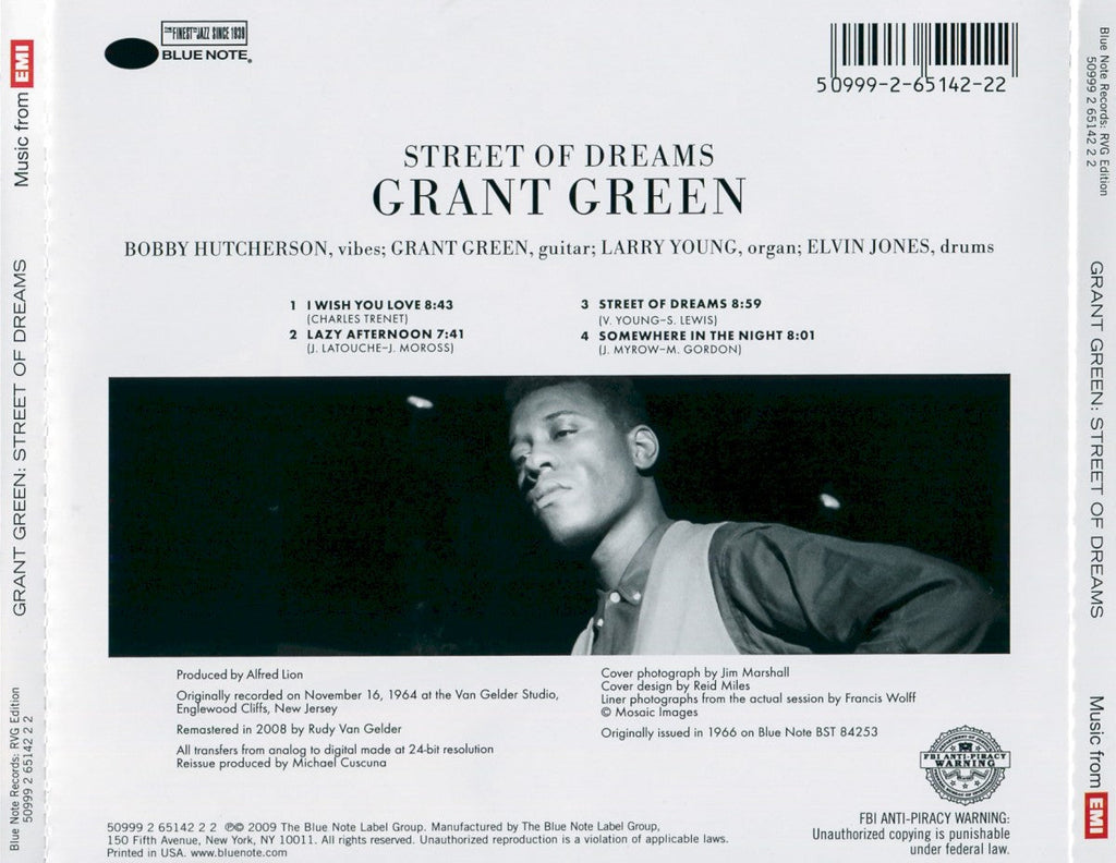 Grant Green – Street Of Dreams (LP Vinyl) Vinyl Record