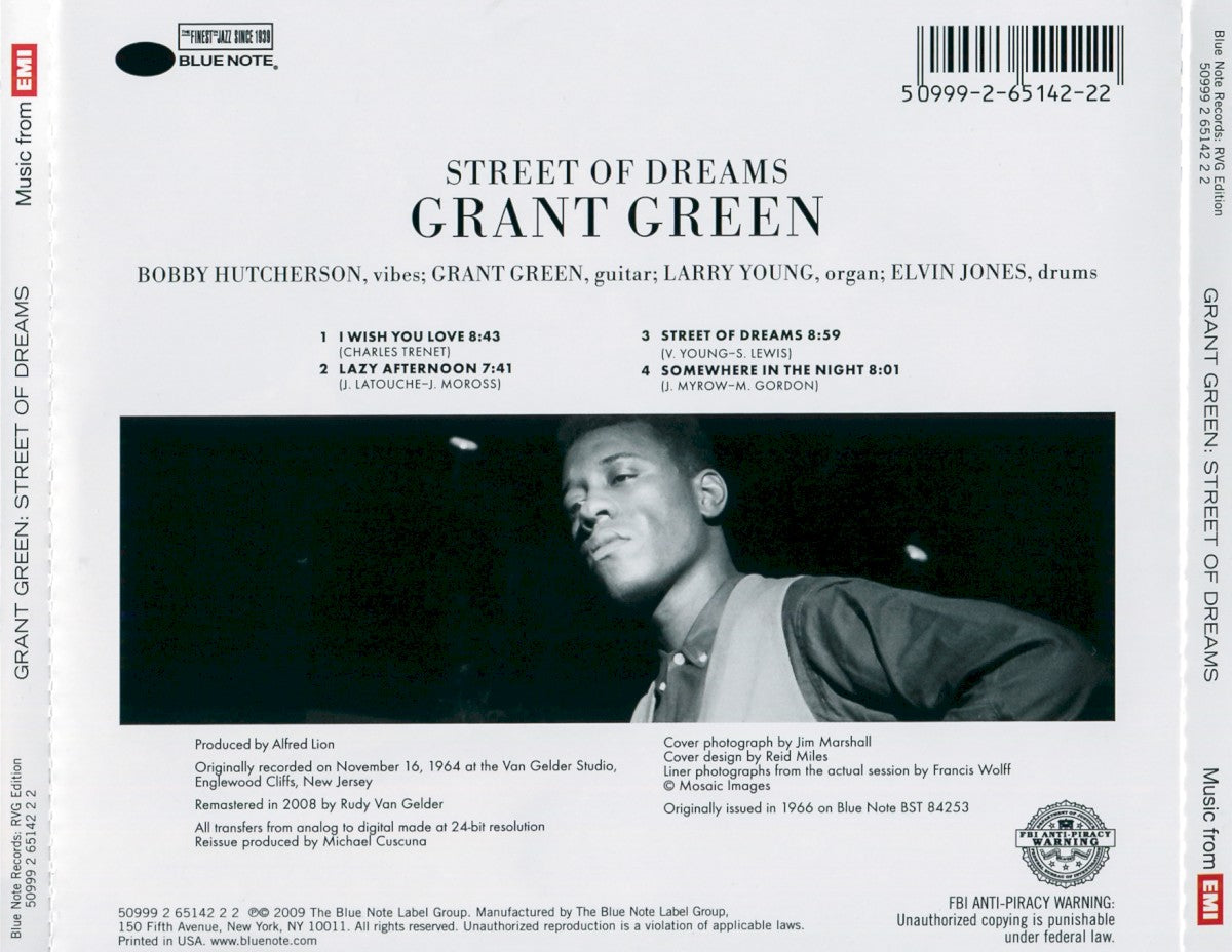 Grant Green – Street Of Dreams (LP Vinyl) Vinyl Record