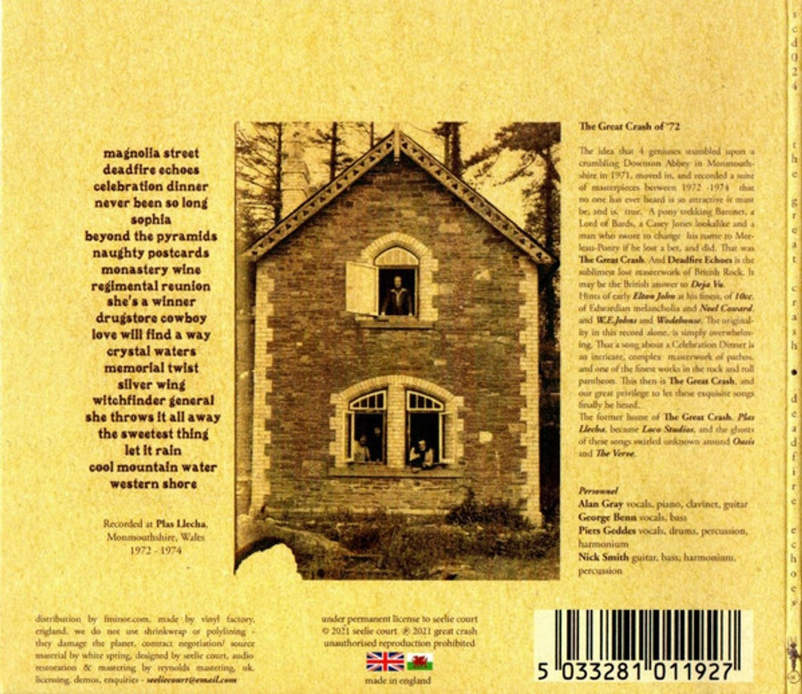 Great Crash – Deadfire Echoes Music CD